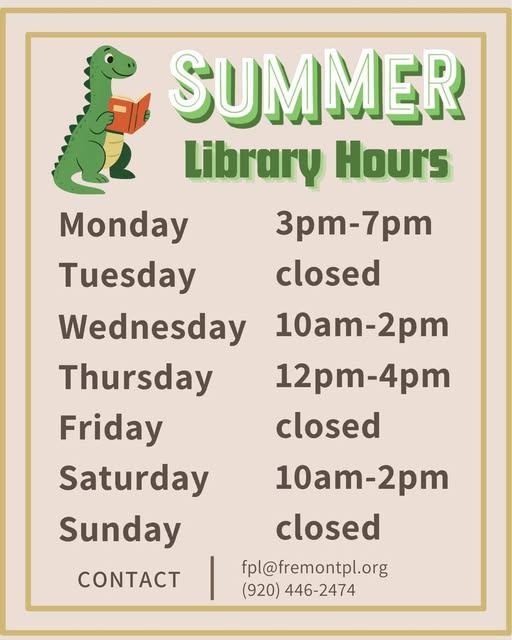 Monday: 3 p.m. - 7 p.m. Tuesday: Closed Wednesday: 10 a.m. - 2 p.m. Thursday: 12 p.m. - 4 p.m. Friday: Closed Saturday: 10 a.m. - 2 p.m. Sunday: Closed